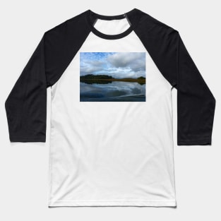 Lagoon reflections in a cloudy day Baseball T-Shirt